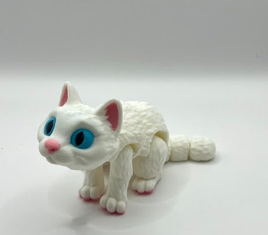 Gato realista blanco